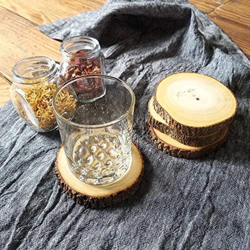 Lipper International Acacia Tree Bark Coasters, Set Of 4 #TOP2