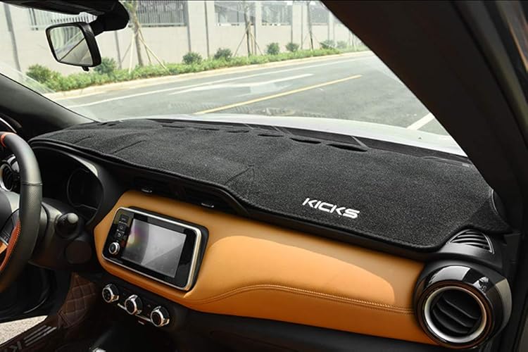 Protector de Tablero Dash Protector de Alfombrilla de Sol Compatible para Nissan Kicks 2018 2019 2020 2021 2022 2023