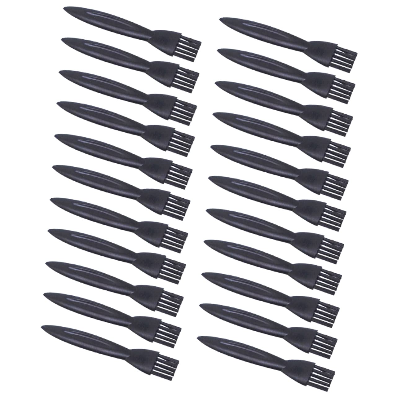 Ipetboom 100pcs Razor Brush Razor Cleaner Razor Cleaning Brush Electric Shaver Cleaning Brush Cleaning Tool Brush Cleaner Hand Held Brush Cutter Electric Razor Cleaner Brush Abs Black