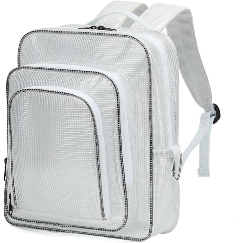 Transparenter Reinraumrucksack aus klarem PVC, hygienischer Rucksack für Labor