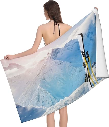 Miniatura 11 de Decktt Toalla de playa con diseño de bandera de Maryland, 32 x 52 pulgadas, toalla de camping de microfibra de secado rápido, súper absorbente