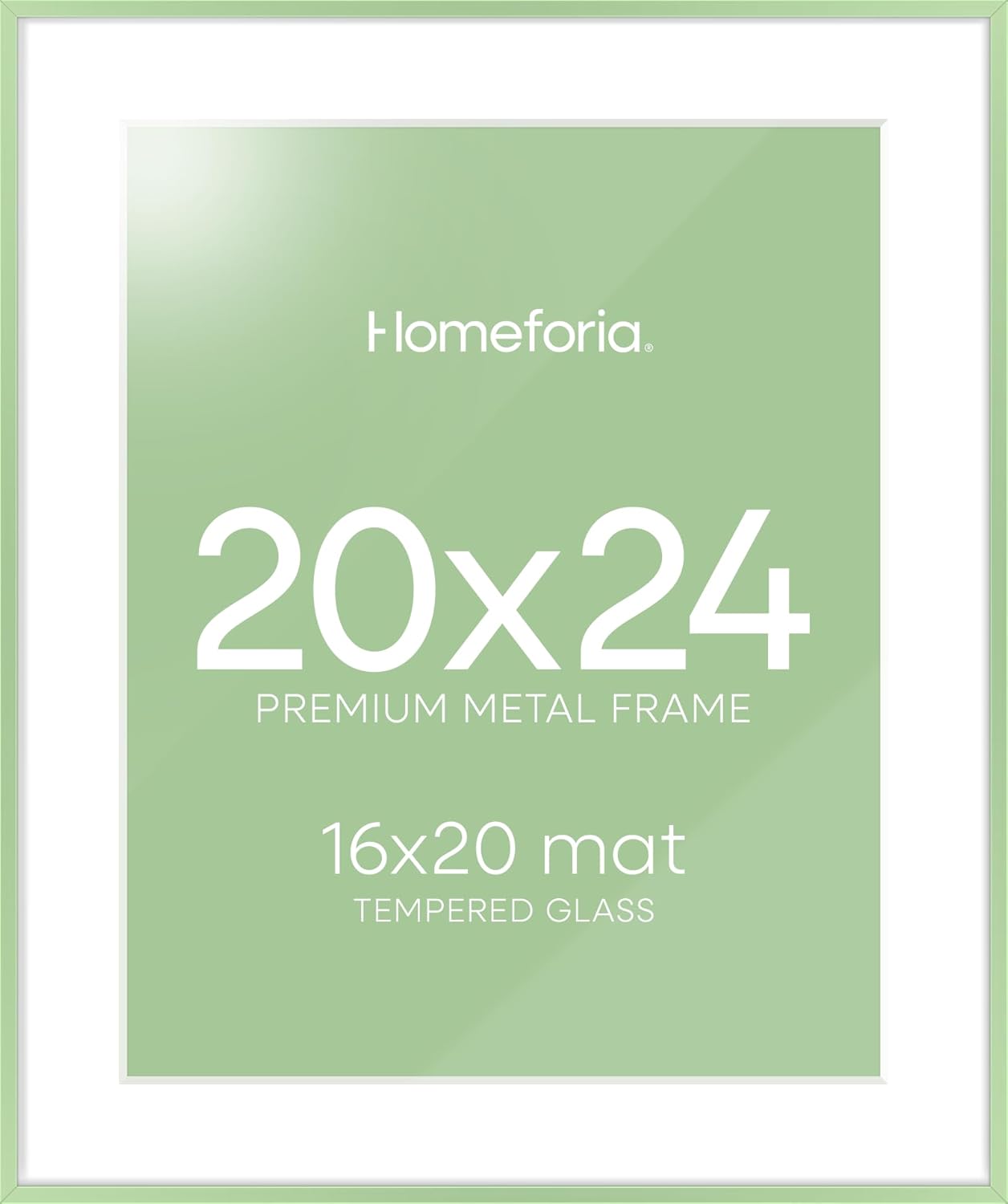 Homeforia Sage Green 20x24 Frame with Mat