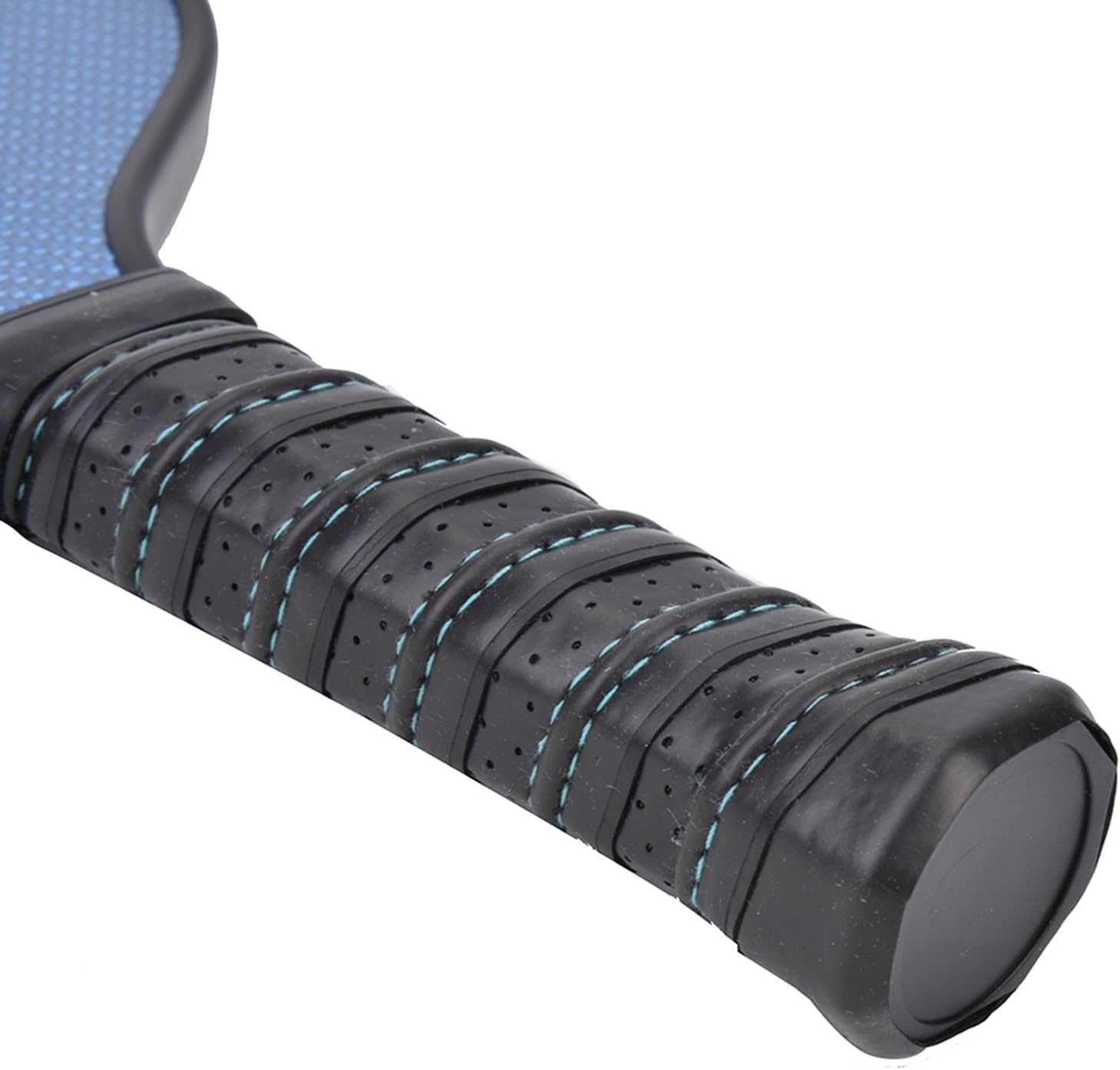 Paddle Racquet Blue, Lightweight 236g PP Honeycomb Core with Electroplating Surface - Superior Grip for Spin and Control, Cushioned Handle for Comfort, Edge Guard