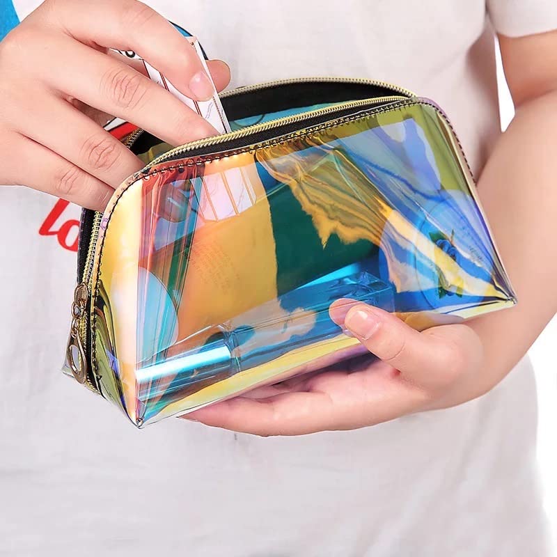 CherryBox Makeup Bag Travel Cosmetic Bag for Women Girls Zipper Pouch Makeup Organizer Bag PU Leather Waterproof Cute Toiletry Bags 4