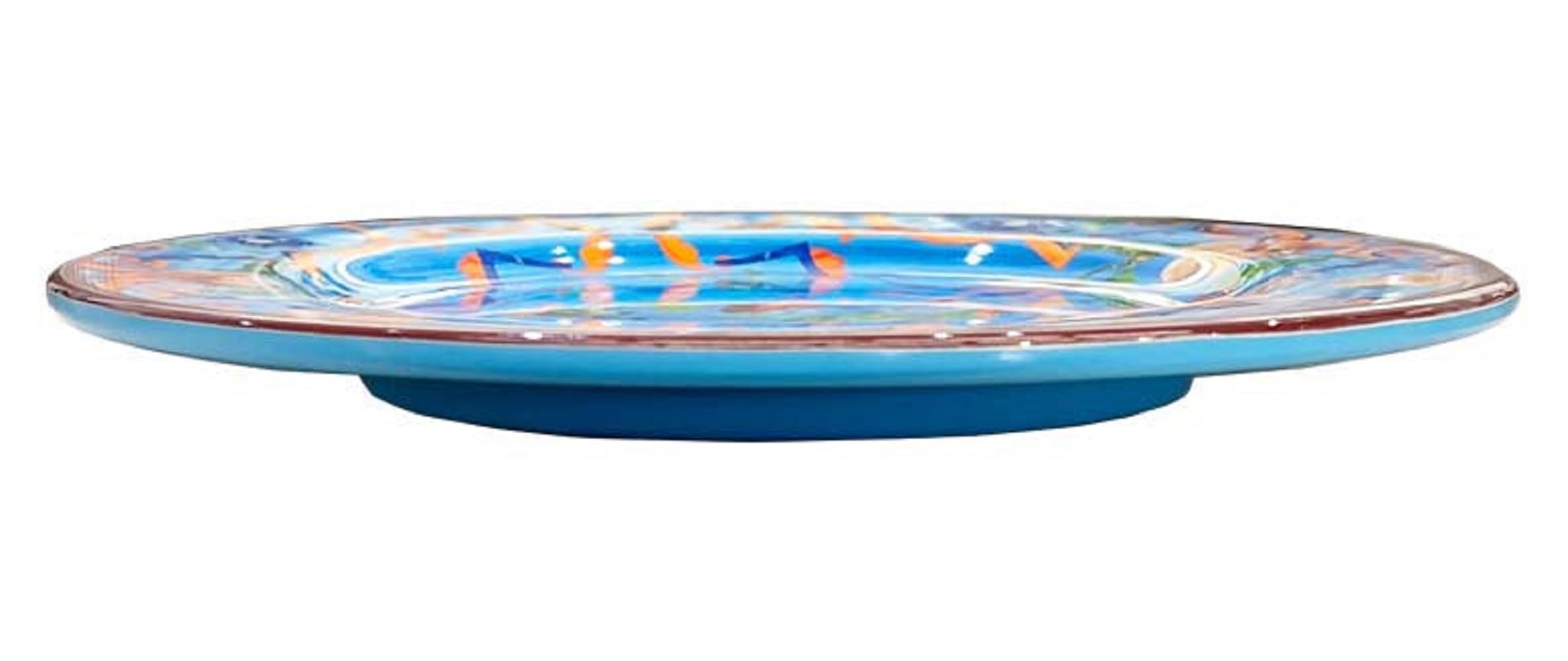 Mario Luca Giusti Pancale Turquoise Salad Plate