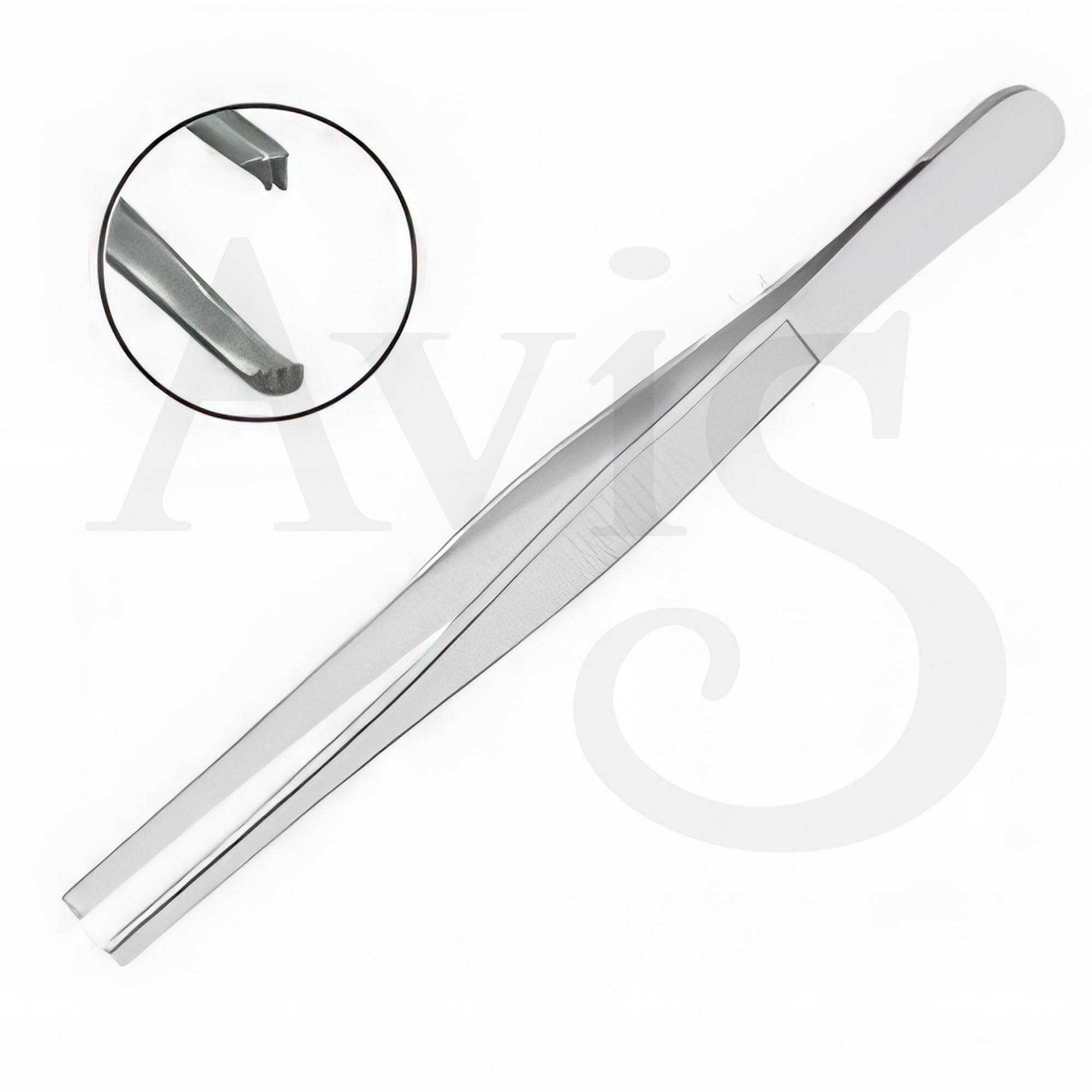 AVIS Grade Toothed Dissecting Forceps - Premium Stainless Steel Grade 410 Surgical Forceps with Fine Teeth for Precision Dissection in Medical, Dental, and Veterinary Procedures (6" Tooth) - Image 4 thumbnail