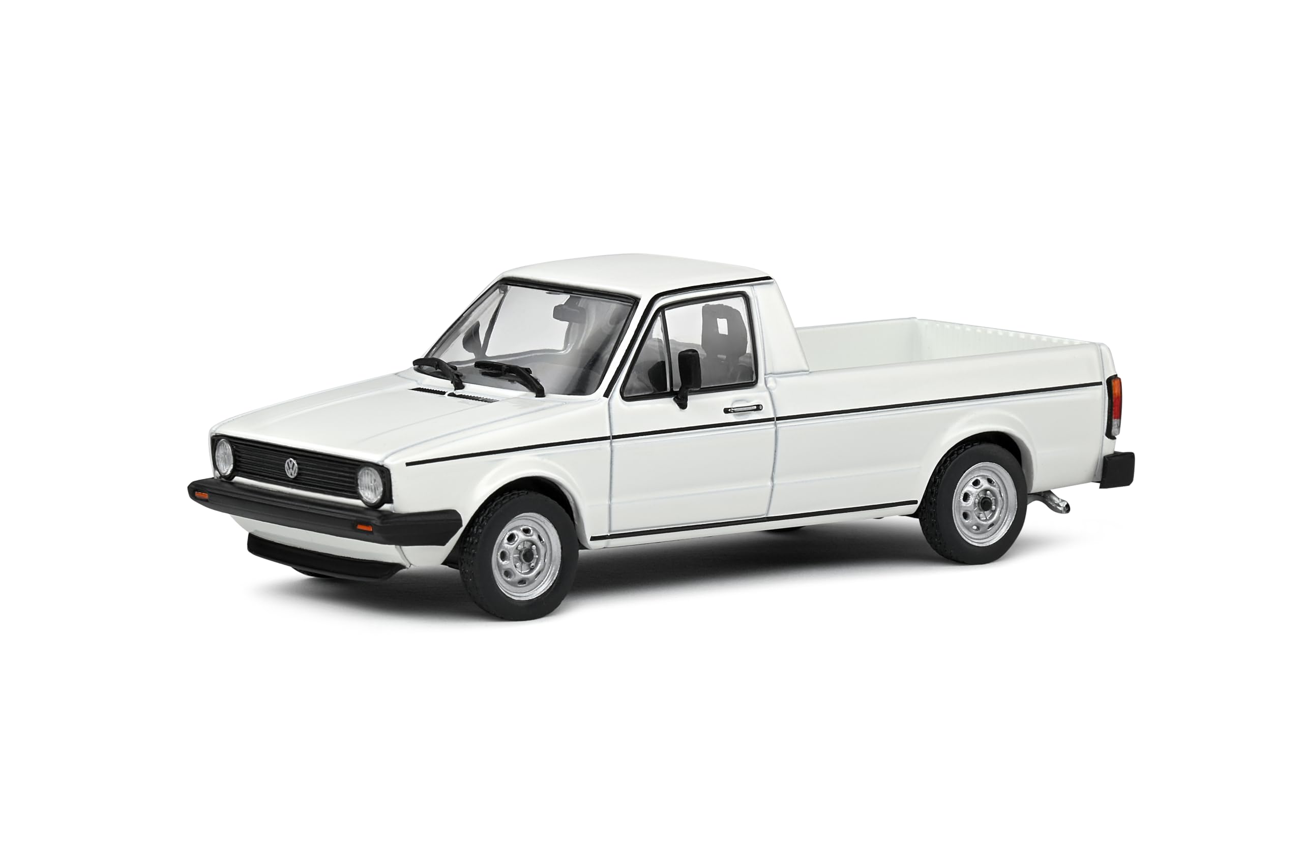 Amazon.com: Solido Model Car Scale 1:43 VW Caddy Pick Up White