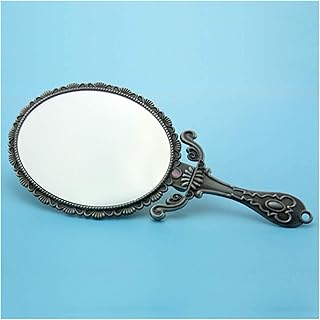 Tabletop Mirror Small Mirror Retro Makeup Mirror Retro Pattern Hand- Held Mirror Mirror Portable Vanity Mirror Hand- Held Large Mirror Cosmetic Mirror Home Vanity Mirror