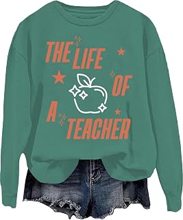 The Life of a Teacher Sweatshirt, Back to School Sweatshirt, Music Fan Teacher Unisex Shirt