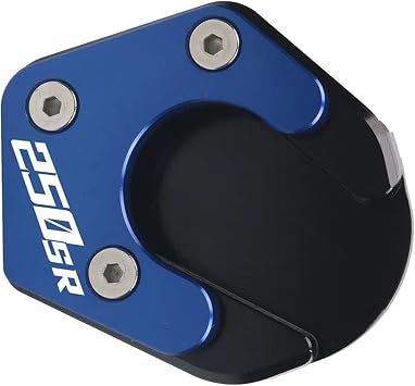Extension Pad Motorcycle Foot Side Stand Plate Kickstand Enlarger Support Extension for CFMOTO 250SR 250 SRBlue