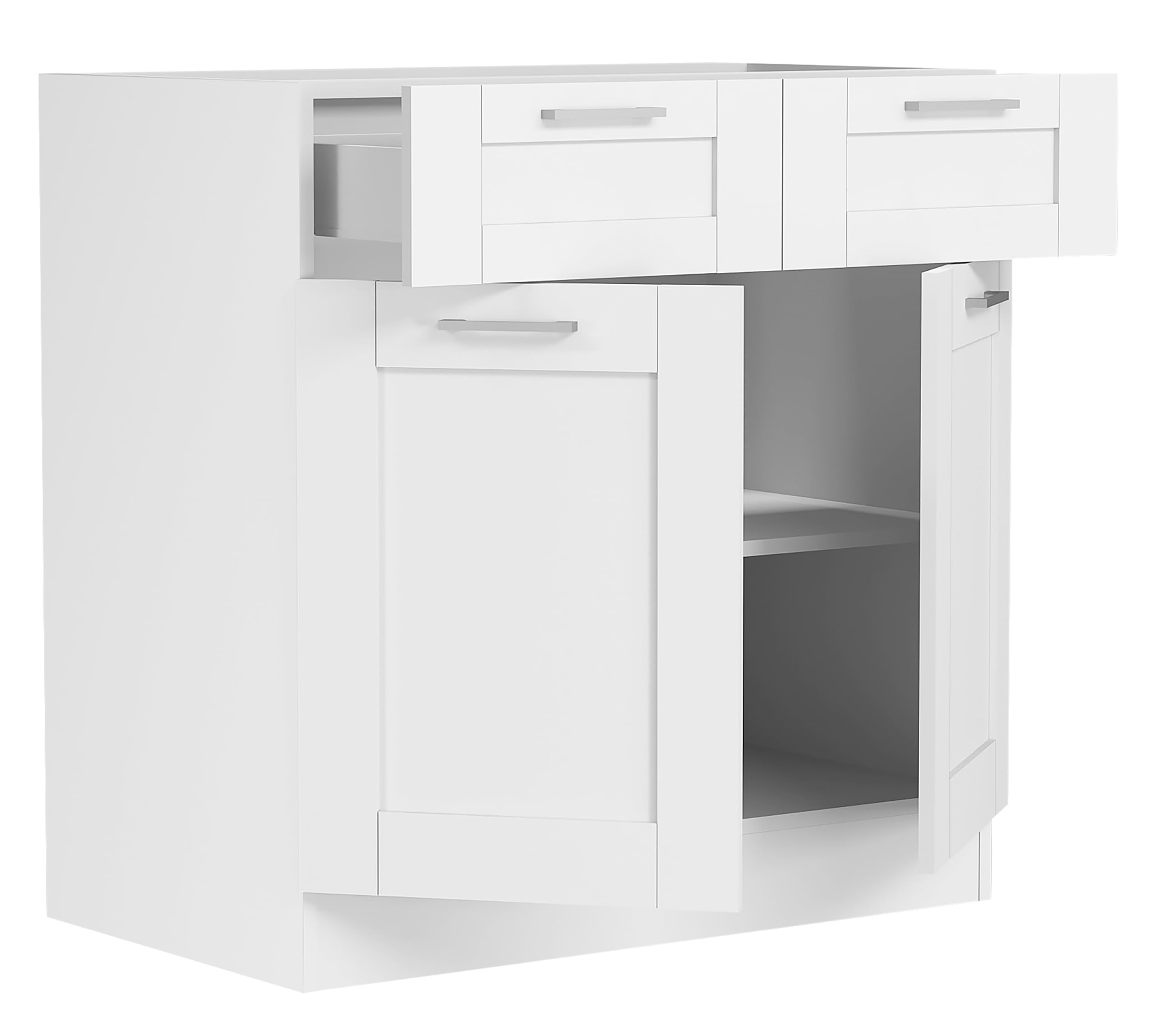 VCM Armoire de cuisine Largeur 80 cm Tiroir Meuble bas Cuisine Meubles de cuisine Landhaus Colura Armoire de cuisine Largeur 80 cm Tiroir Meuble bas Cuisine Meubles de cuisine Landhaus Colura Blanc