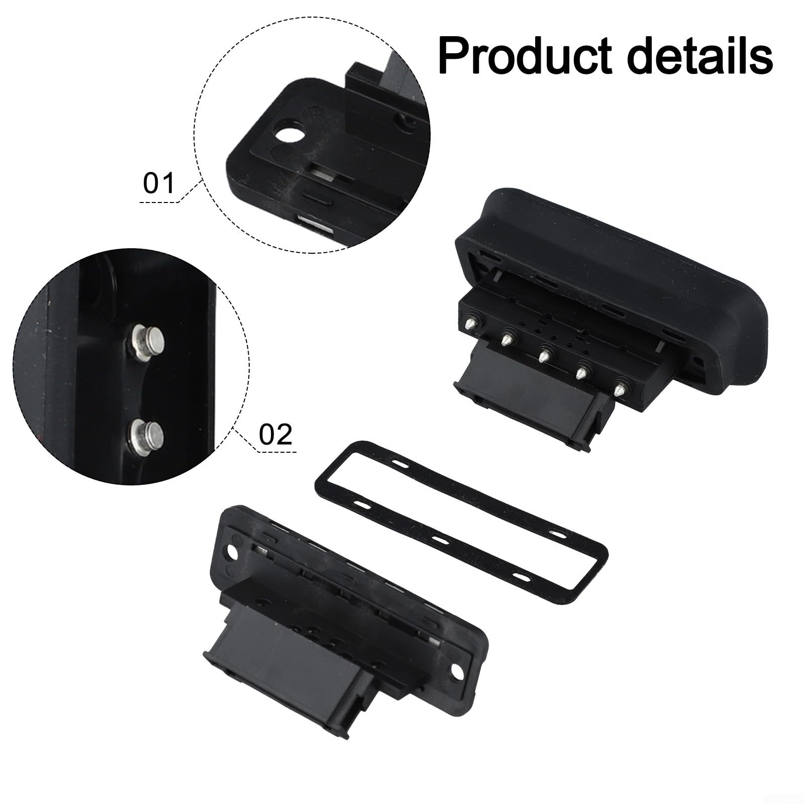 HpLive Juego de interruptores de puerta corredera izquierda y derecha para Mercedes Vito W639 W447 para Viano para Clase V para Sprinter para Marco para Polo, OE A9078213000 A6398200654