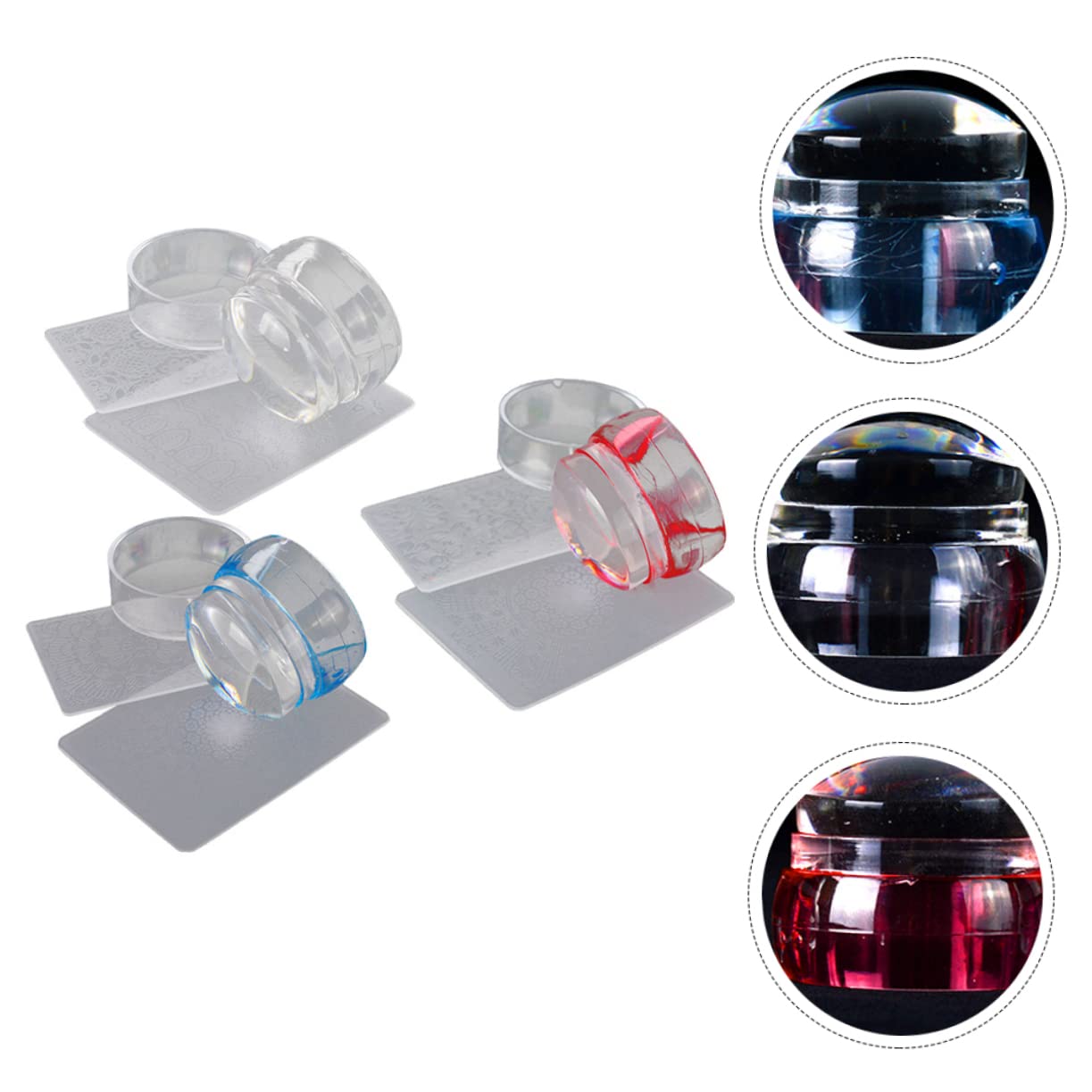 POPETPOP 9sets Kit Per Stamping Unghie Di Piastre Artistiche Per Unghie Con Stamper e Design Unici Per Manicure Fai Te Casa Facile e Divertente Da Usare