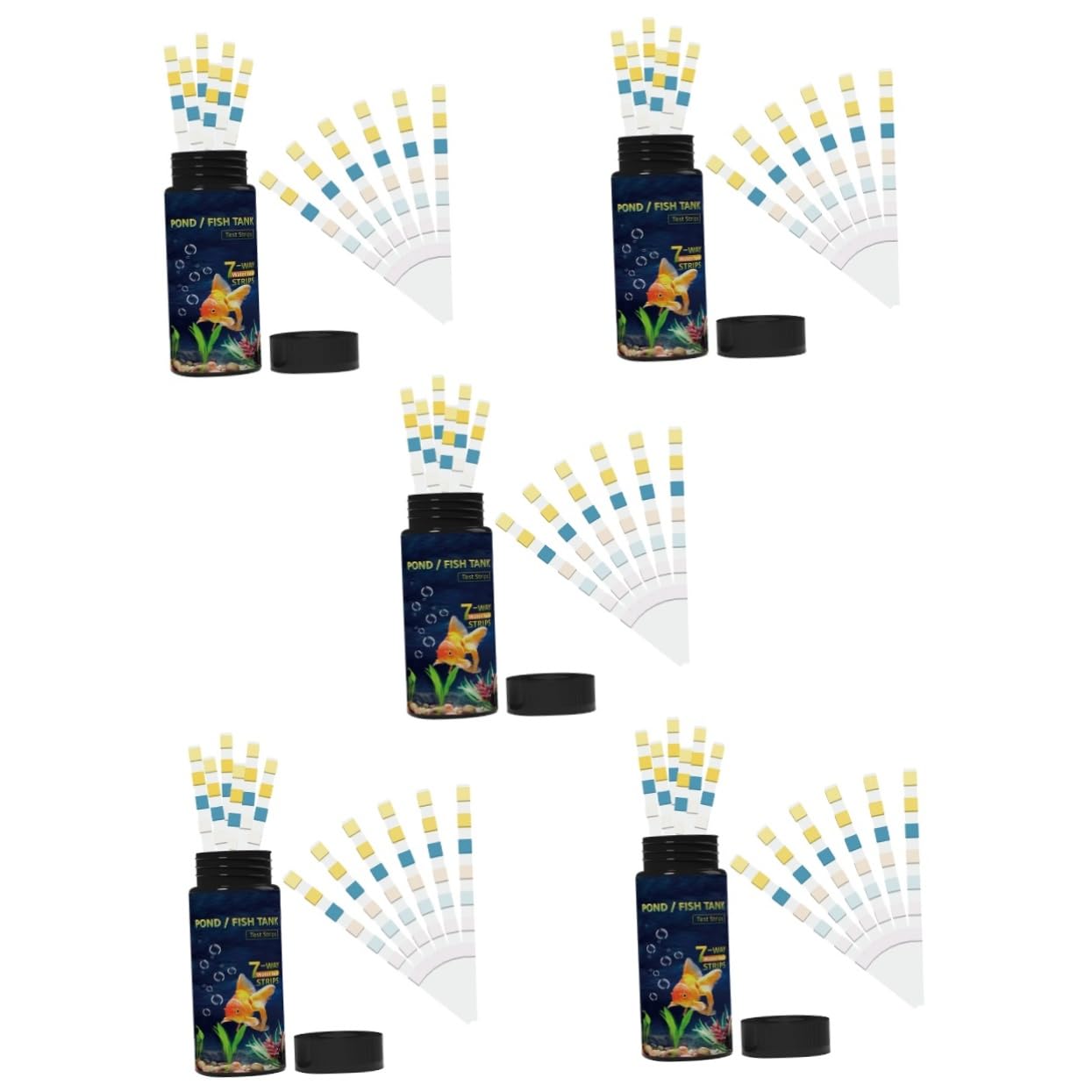 Mobestech 250pezzi Strisce Per Testare Kit Di Analisi Per Acquari e Piscine Controllo Ph e Durezza Per Monitoraggio Qualità