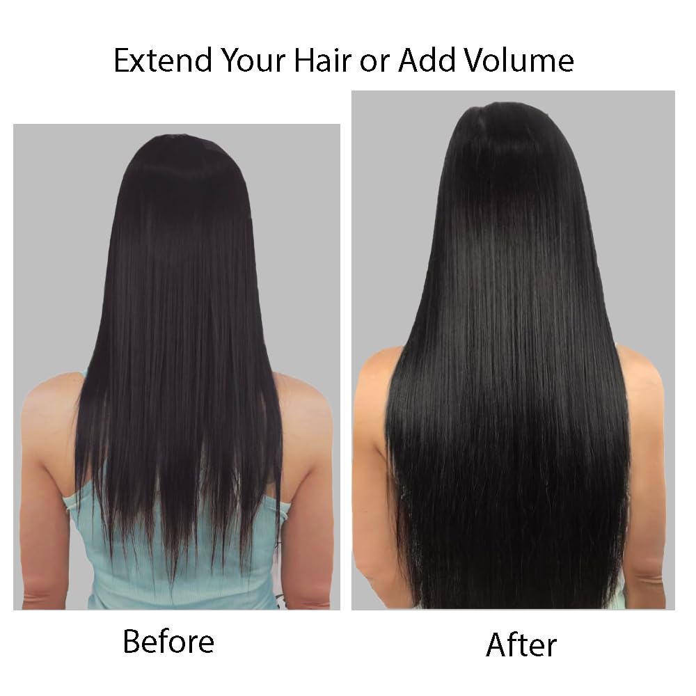 30 Zoll Clip in Extensions pravé vlasy Silky Straight Human Hair Extensions Clip in Invisible Hairpin #4 Chocolate Brown 7pz 76 cm 120g Unprocessed Remy Hair for Women