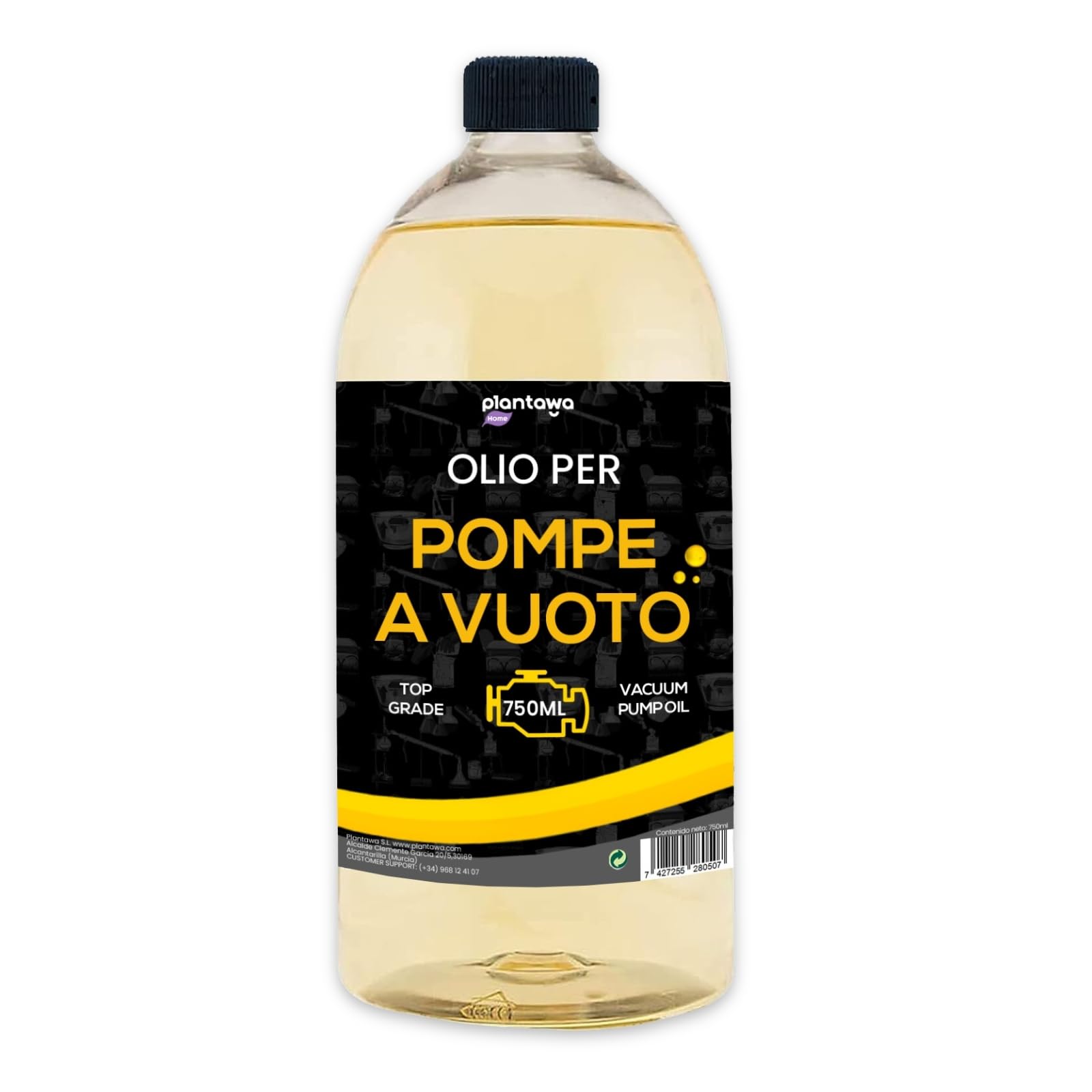 Olio per Pompa a Vuoto,Olio Macchina per Vuoto,Universale Adatto per Tutte Le Pompe,750 ml,Aria Condizionata,Olio Speciale Pompa a Vuoto,Pompe rotative a Pallet,Pompe Porte,Lobi
