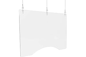 Deflecto Hanging Safety Barrier: Transparent Guardian for Health and Protection