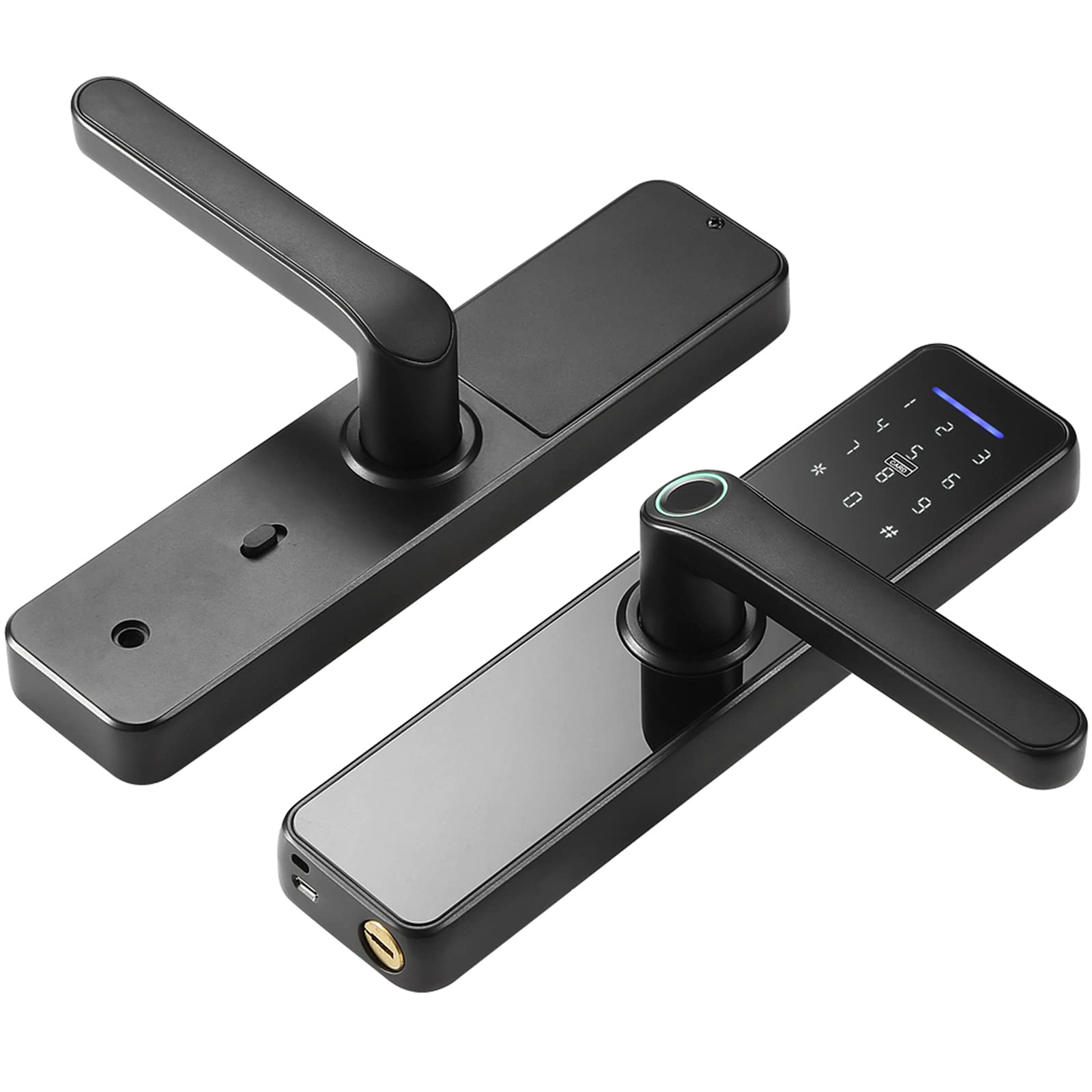 Serrure intelligente à empreinte digitale pour porte de bureau et intérieur