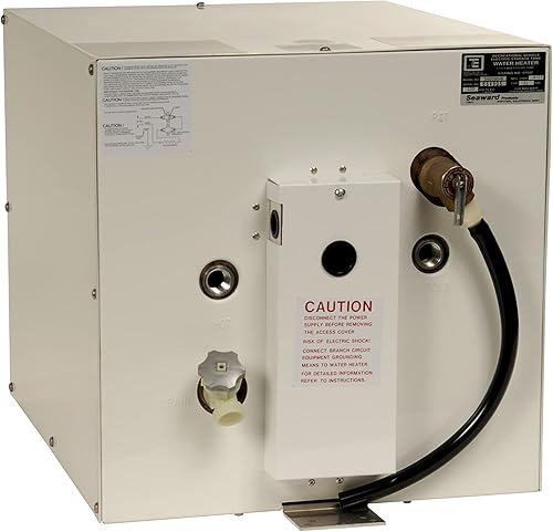 Whale Calentador de agua de alta calidad, capacidad de 11 galones, 120 V, perfecto para barcos y caravanas.