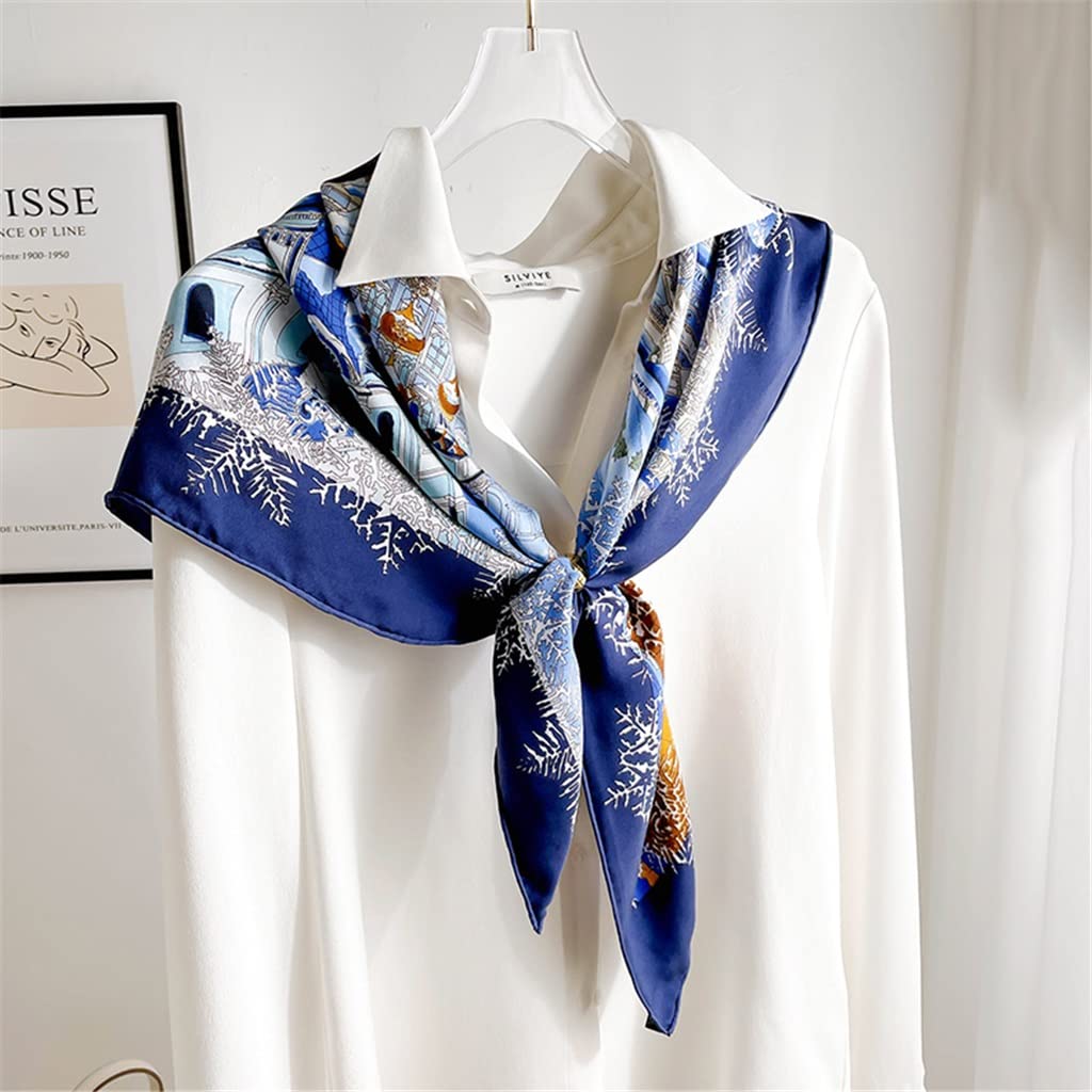 Amazon.com: DUYHBAWRS Silk Silk Scarf Silk Sand Wash Scarf Large