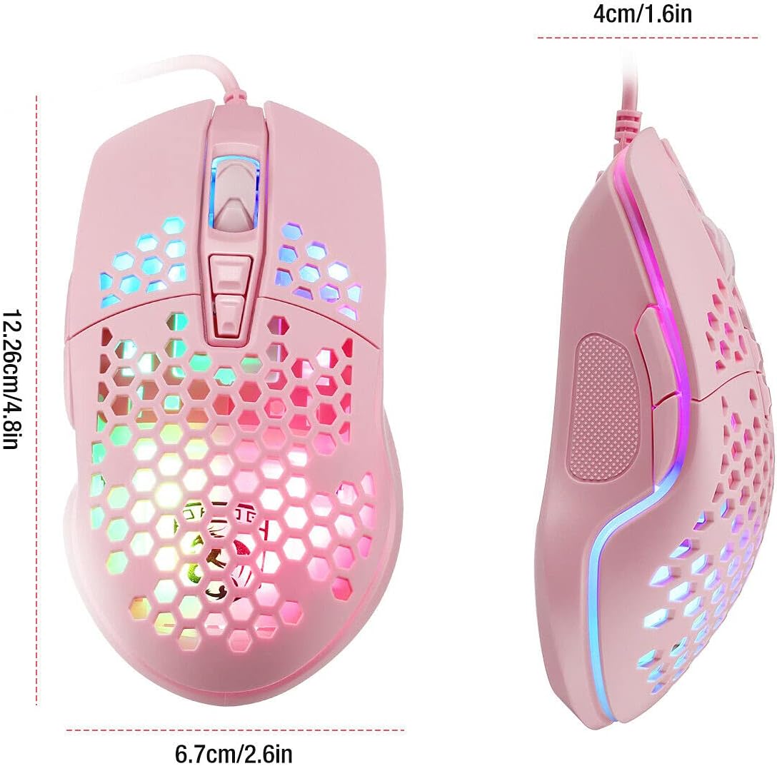 SANOXY RGB Gaming Mouse 6400 DPI USB Flowing Backlit