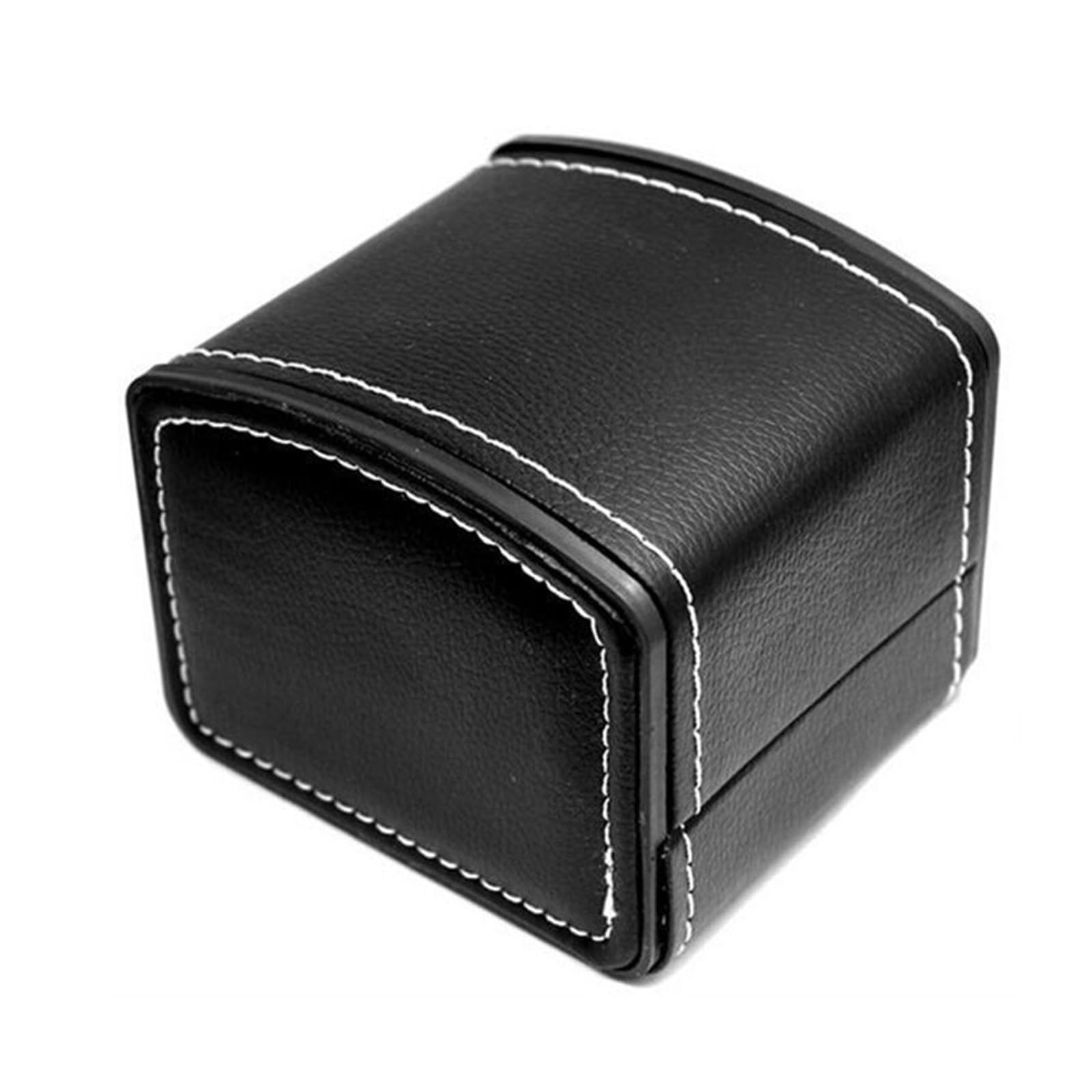 Boîte de montre en cuir PU noir une idée cadeau idéale pour homme et femme