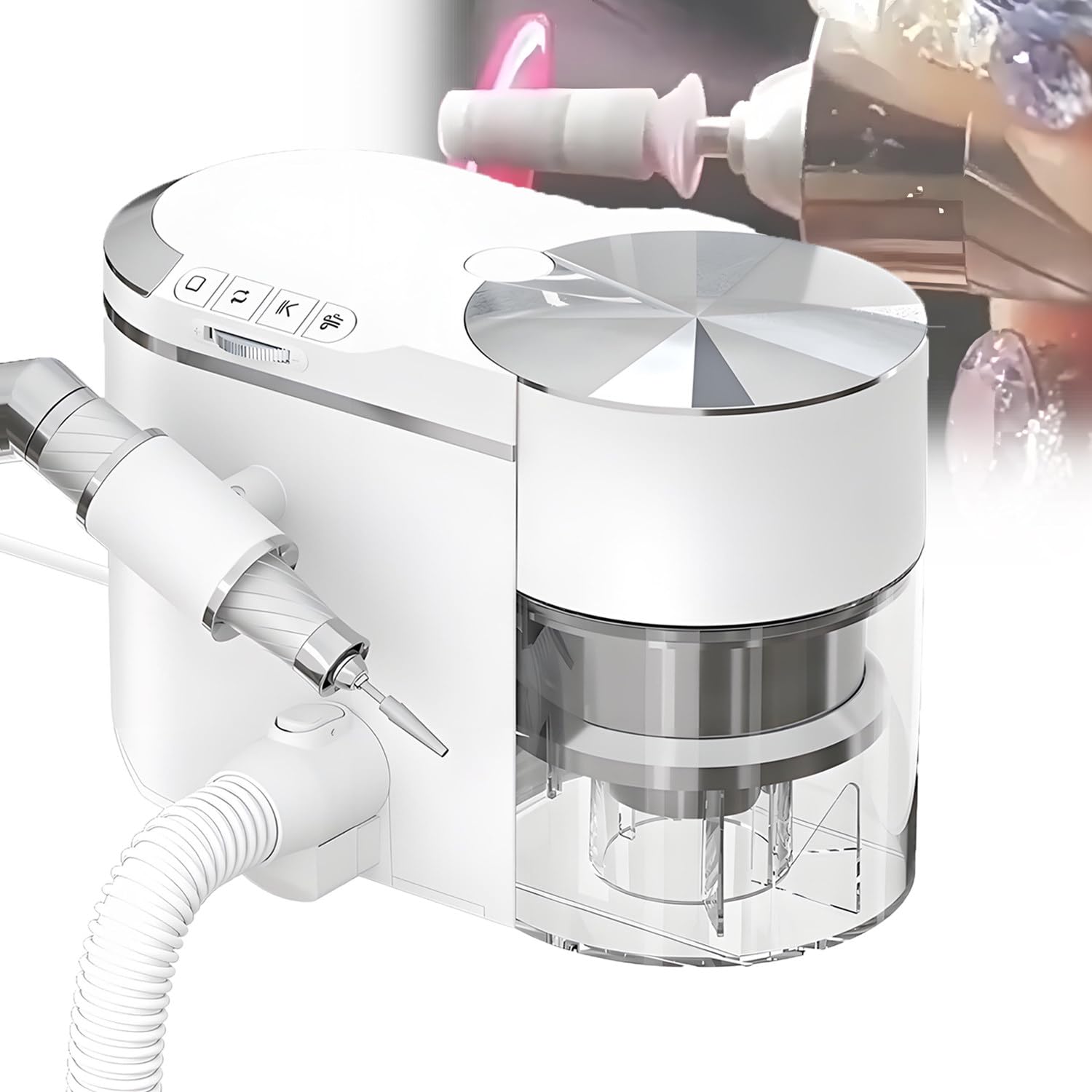 Professional Nail Drill & Dust Collector 2-In-1,423x285x195mm