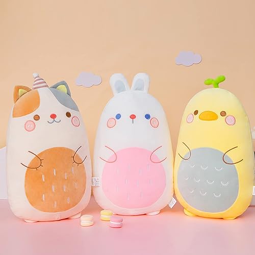 Miniatura 5 de Tuscyvk Juguetes de peluche de gato, almohada de cuerpo de gato de 23.6 pulgadas, almohada de felpa suave para abrazar, juguete de peluche de