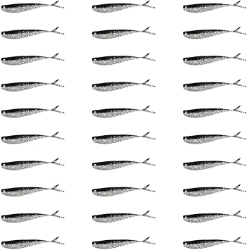 Lunker City Fishing Fin-S Fish 3.5" Fat 3 Pack Bundle Split Tail Soft Plastic Jerk Bait Minnow Bass Lure Original Walleye Bait, 30 Total Lures, Made in The USA