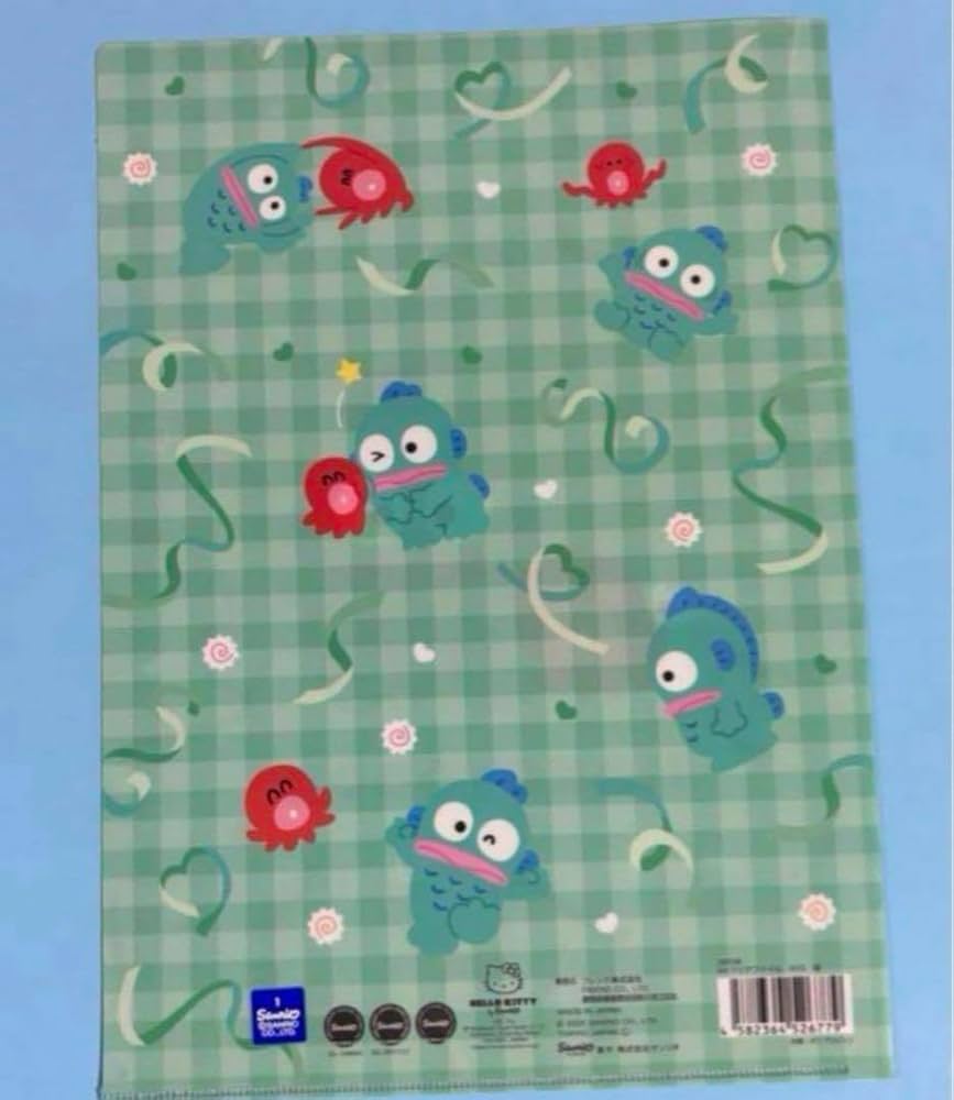 Hangyodon A4クリアファイル ハンギョドン サンリオ キャラクター ポケットファイル ポケット