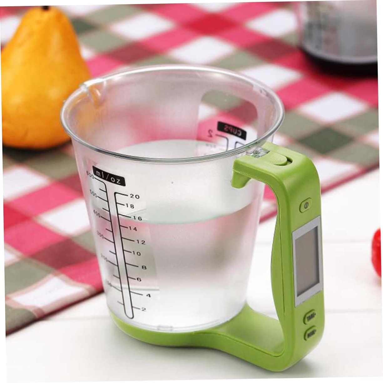 Tasse à Mesurer Numérique Lcd 1000g 1g, Vert, pour Boissons