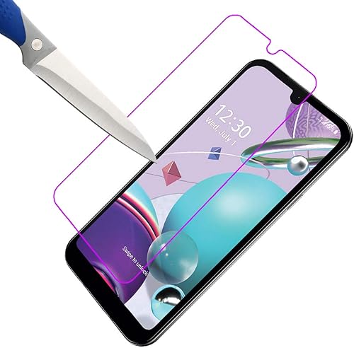 Miniatura 5 de Mr.Shield Paquete de 3 Protector de pantalla diseñado para LG K31  LG K31 Rebel vidrio templado vidrio japonés con dureza 9H con reemplazo de por