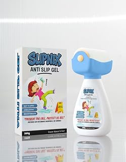 300g Anti Slip Gel – Clear Non-Slip Coating for Bathroom, Kitchen & Pool Floors – Slip Prevention & Fall Protection – Easy Application, Transparent & Durable