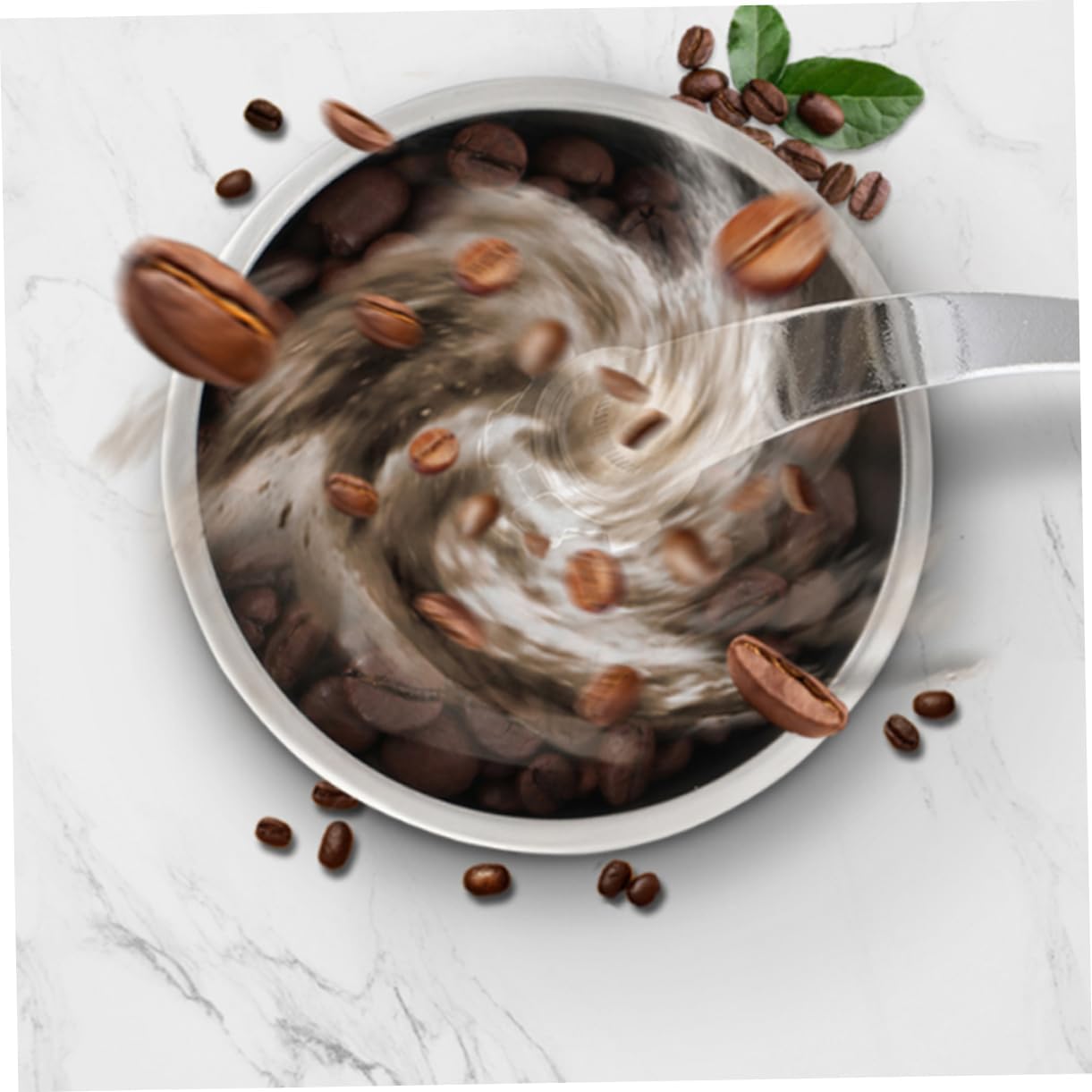 Stainless Steel Manual Coffee Burr Grinder Handheld Conical Coffee Bean Mill for Kitchen Travel Compact Design for Easy Grinding