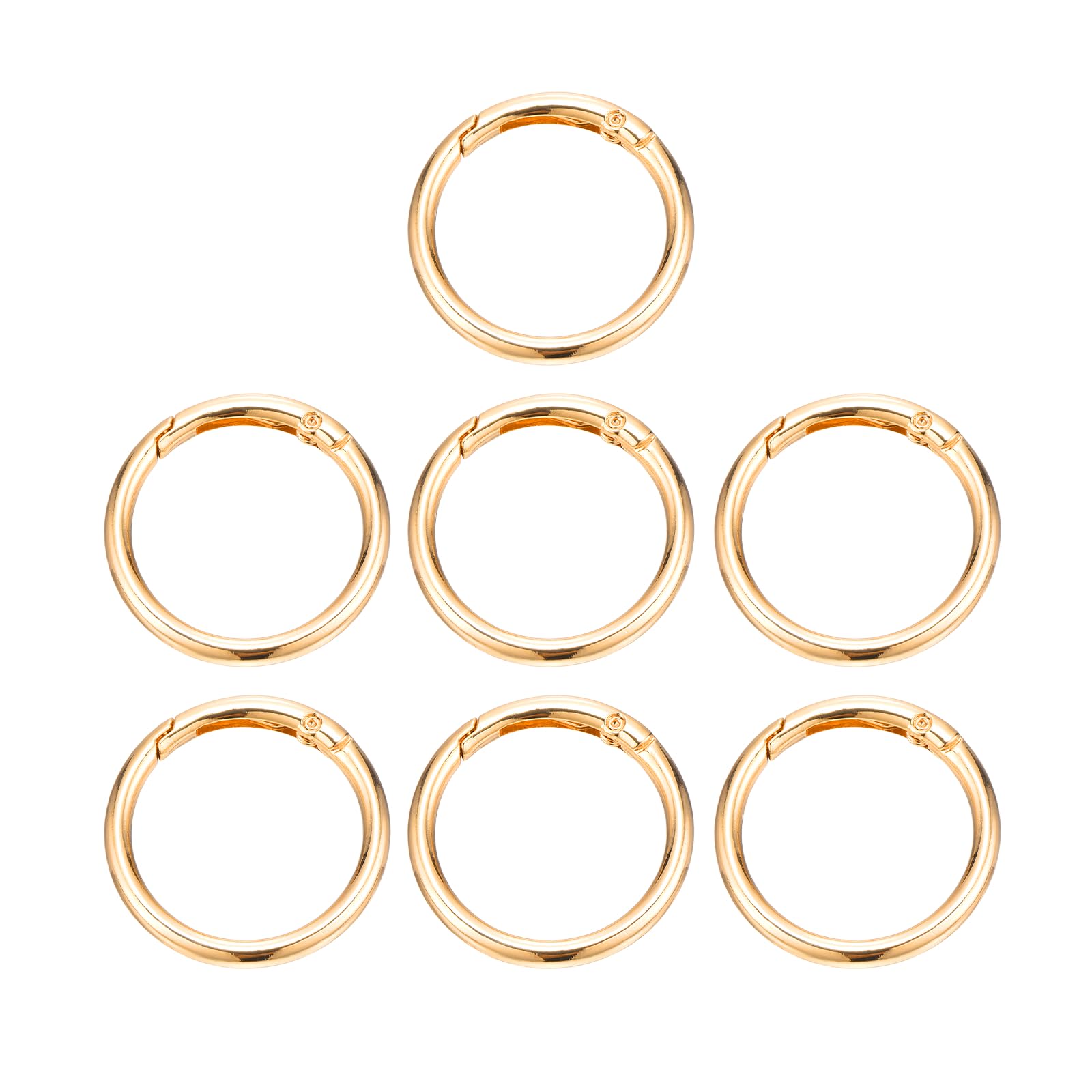 PATIKIL 7 Pcs Metal Spring O Rings