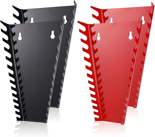 ALOANES Organizador de llaves metálicas de 52 ranuras, bandeja organizadora de llaves colgantes resistente para caja de herramientas y pared,