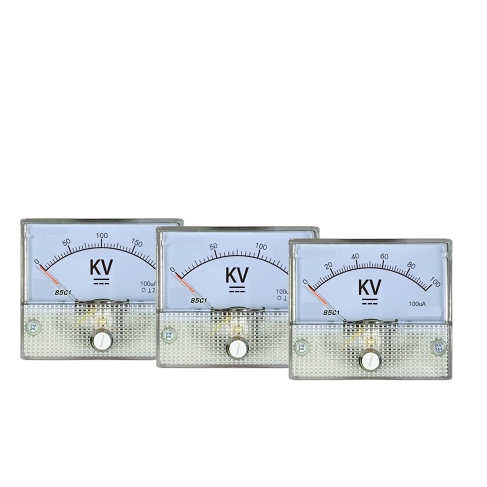 Panneau analogique de voltmètre, Voltmètre analogique CC 85C1 5 kV-200 KV(5KV and Resistance)
