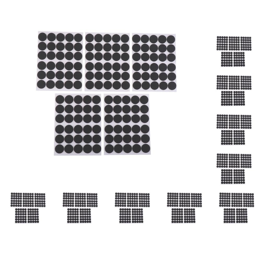 Juego de 10 hojas de fieltro para sillas, muebles, protector de suelo, 28 x 28 mm, círculo