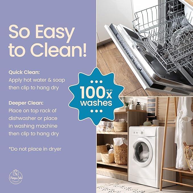 Harps&Seb Swedish Dishcloths for Kitchen Dish Towels - 5 Pack, Non-Scratch Reusable Paper Towels, Super Absorbent Washable Swedish Dish Cloths, No Odor, Biodegradable, Fruit Design - Image 7