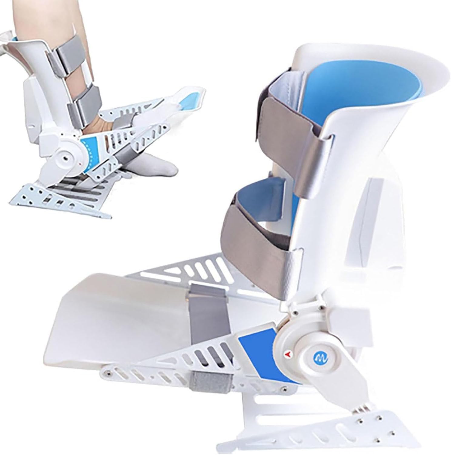 Elektrischer Knöchelstrecker und -Trainer für Rehabilitation, Einstellbarer Bewegungsradius von -30 bis 40°, Intervalltraining, Gerät für Physiotherapie und Regeneration