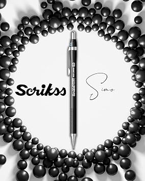 Scrikss Office Simo Mechanical Pencil Black 0.5 Mm