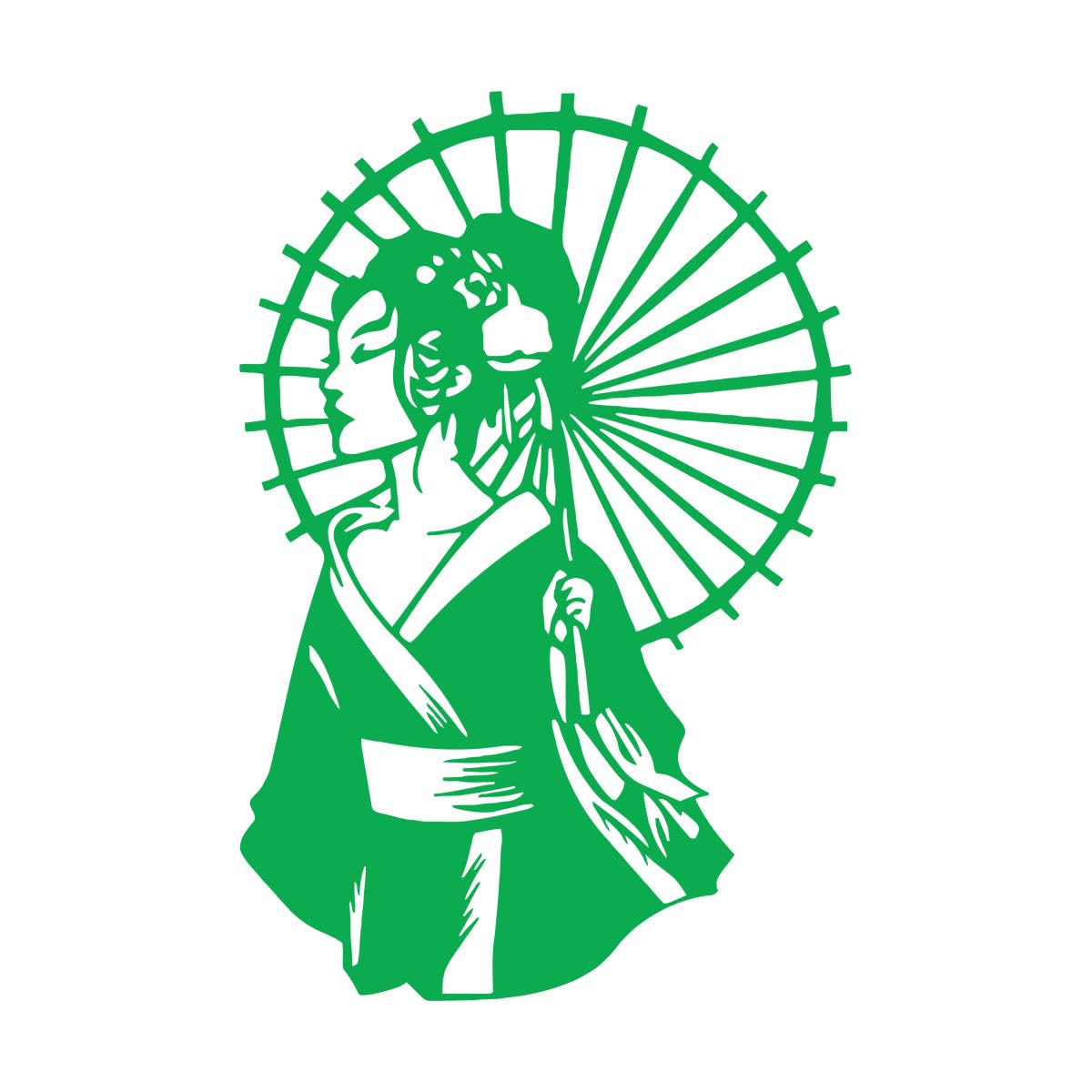 Japanese Women Wall Decal Beautiful Girl Stickers Vinyl Art Home Decor Living Room Bedroom Removable Wallpaper Geisha Large - 76x114cm — image 1