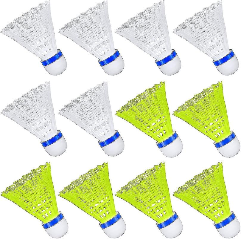 Shyam Creation Plastic Shuttlecock Premium Quality (Pack of 12) ideally Designed for Sports Person-image-2
