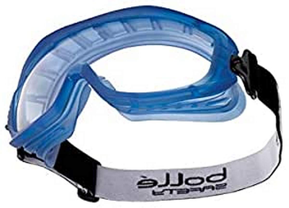 Bollé Blue/Clear Bolle Atofapsi Thermo Plastic Rubber Framed Atom Goggles With Anti-Scratch Lens, Size 0.16314207388