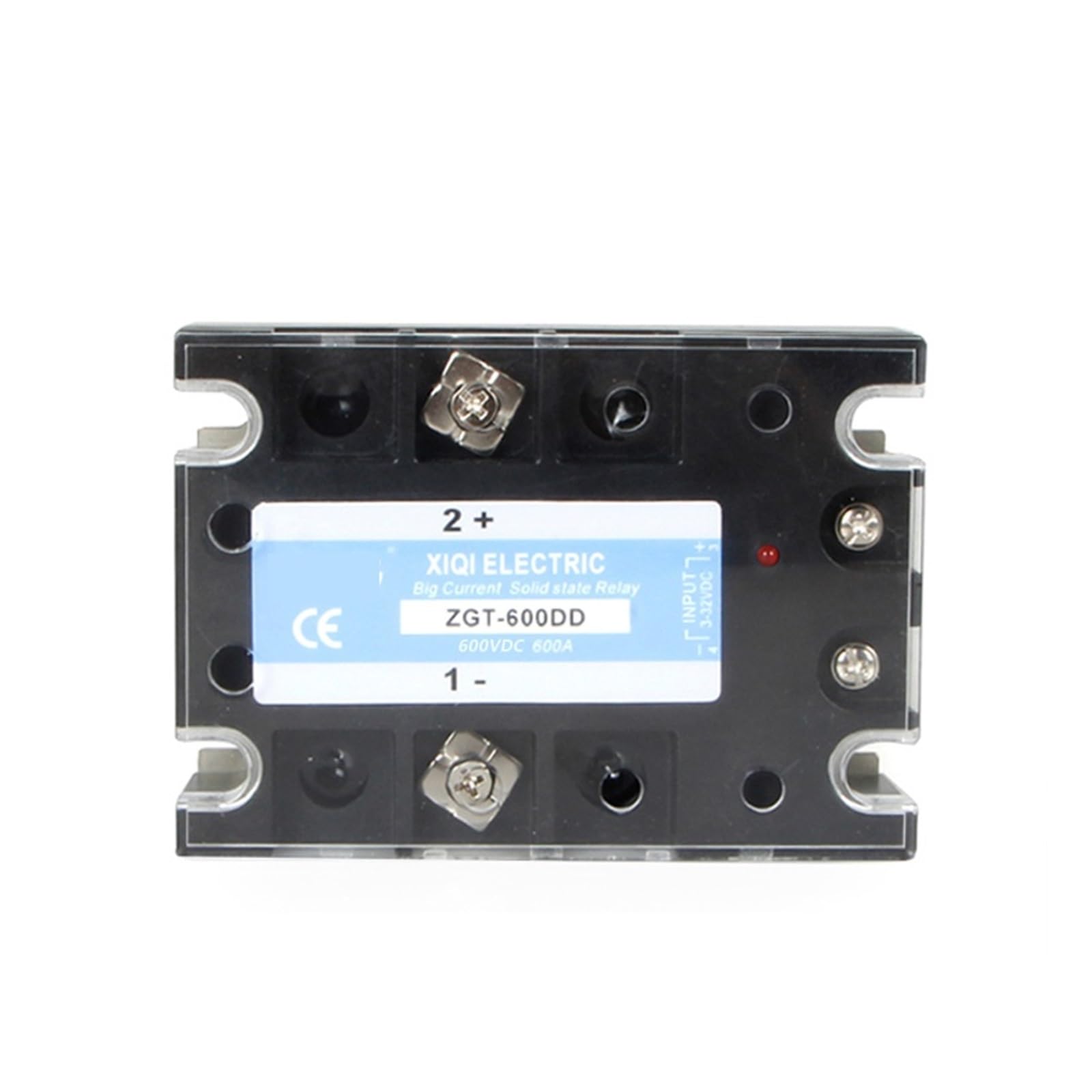 SSR-600DD 600A 220V 600V Grande Tensione Singola Monofase JGX DC Controllo DC Dissipatore di Calore 3-32VDC A 5-220VDC 600A DD Relè a Stato Solido(600A 600V)