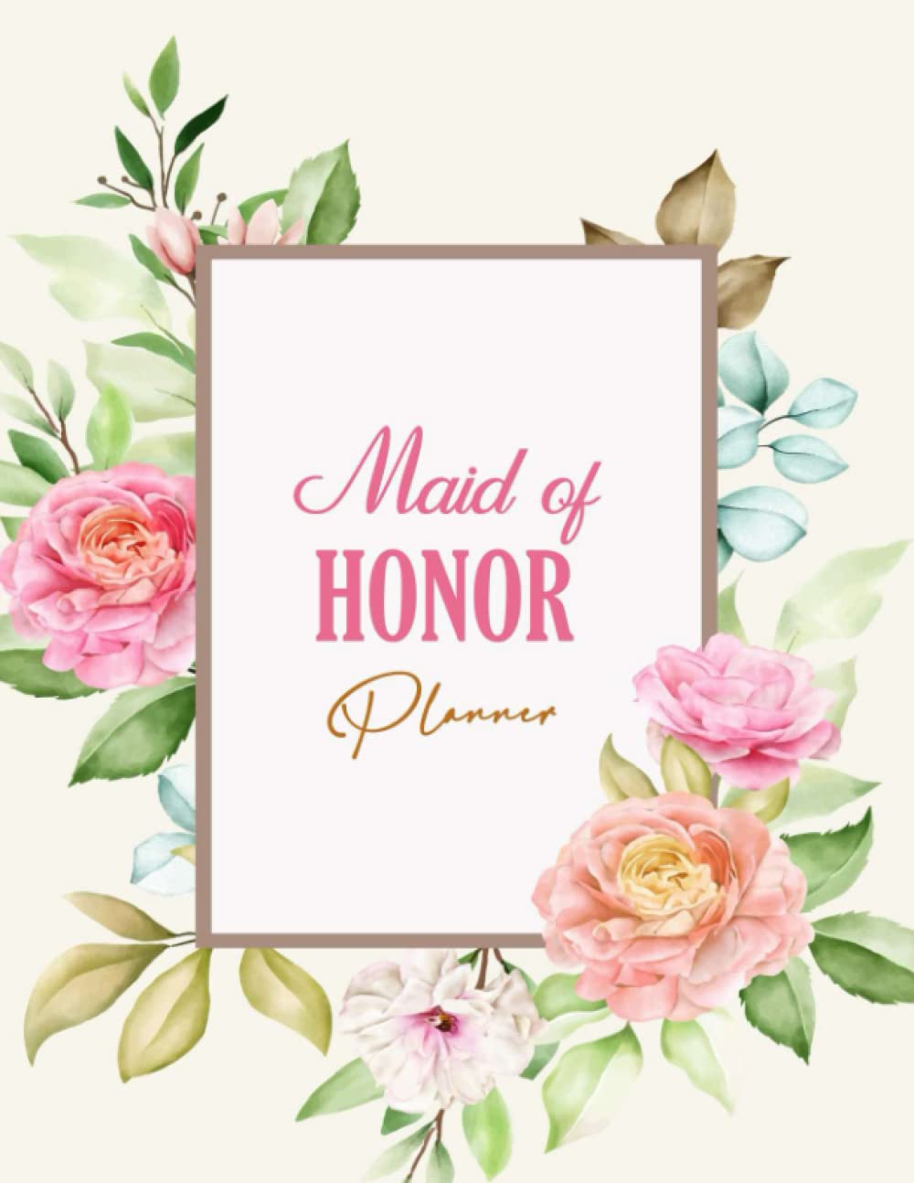 Maid of Honor Planner: Monthly And Weekly Appointment Tracker for Bridesmaid | Wedding Party Diary, 8.5x11 inches