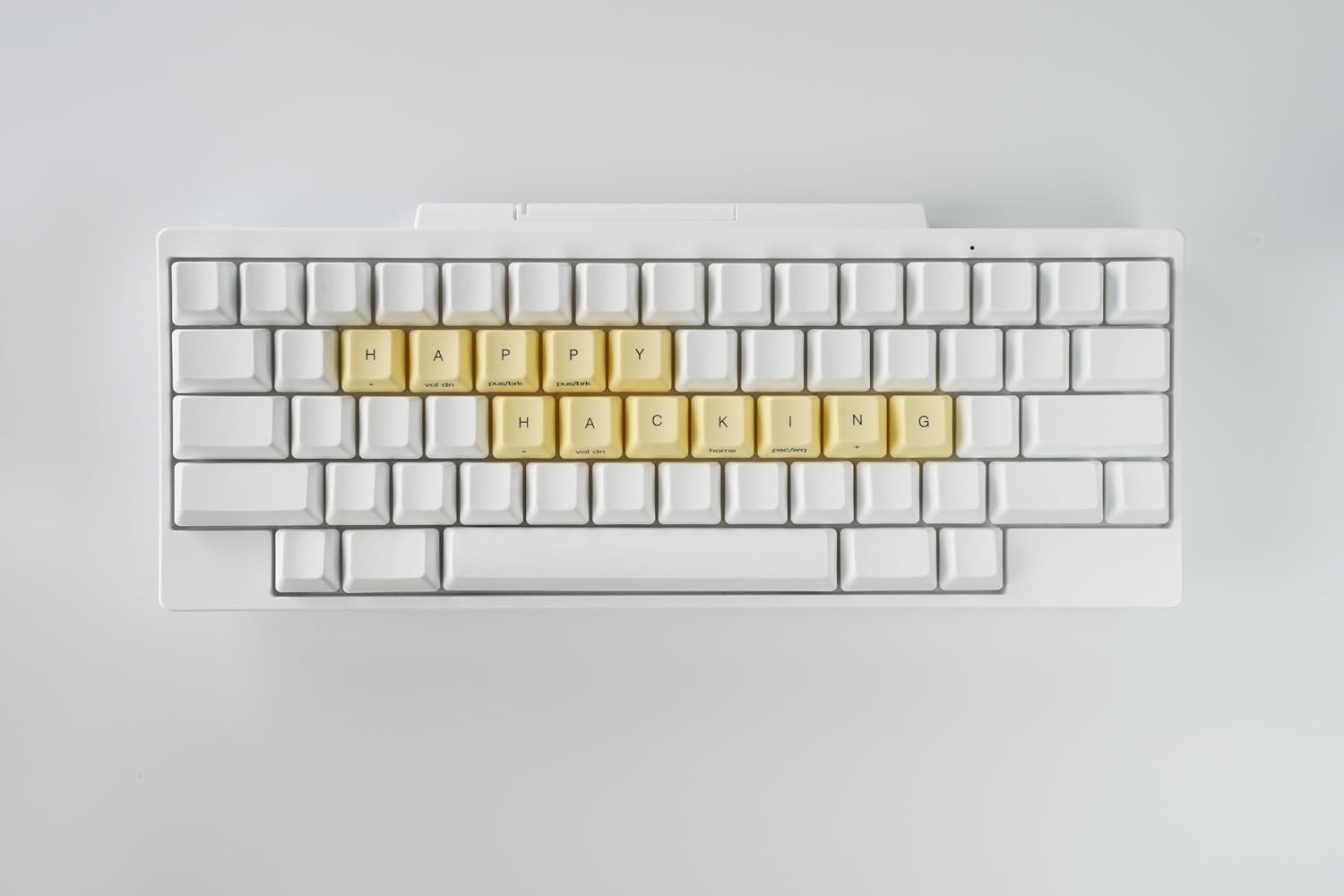 HHKB Dandelion 60 Key Dye Sub PBT Topre Keycap Set