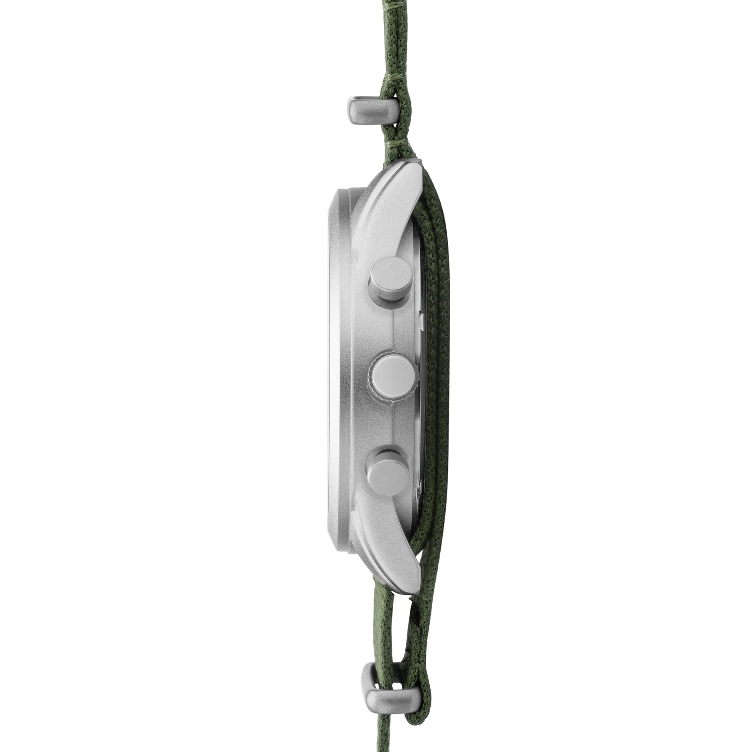Sekonda Reloj cronógrafo estilo militar para hombre (verde) 30067, verde, Correa
