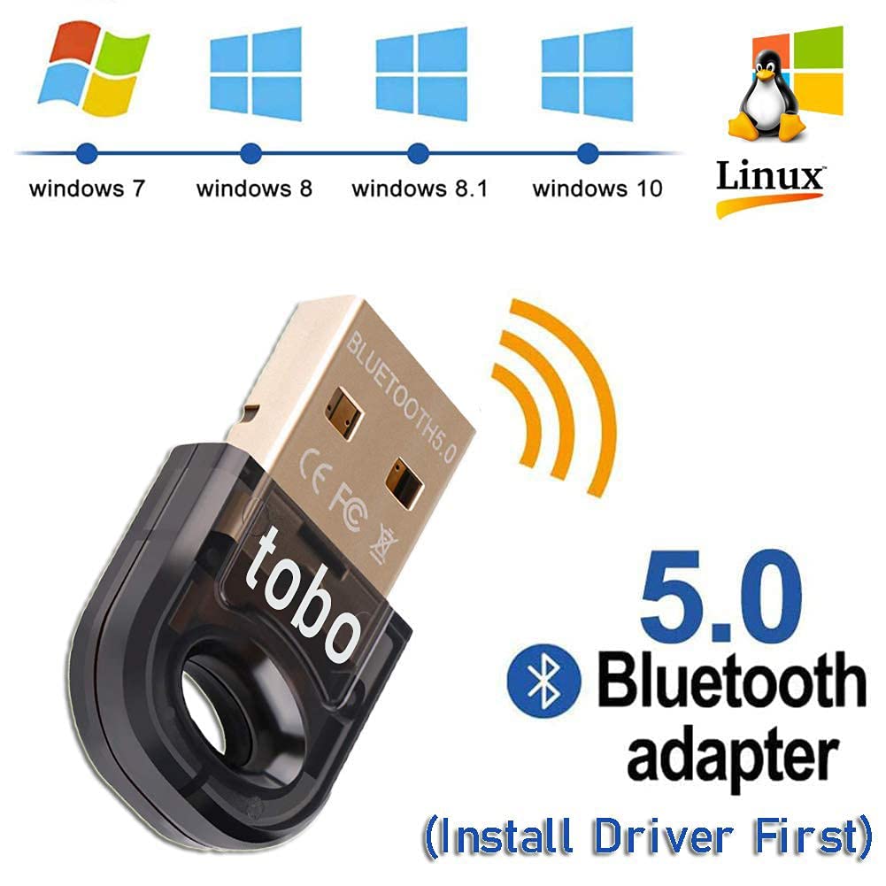Tobo Mini USB Bluetooth 5.0 Adapter - 2 Pack -2