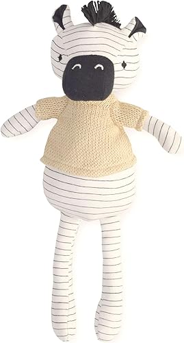 Crane Baby Juguetes para niños y niñas, peluche reconfortante, Zulu The Zebra